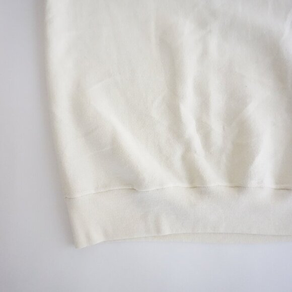 Vintage Bee Wear Cream Embroidered Ohio Buckeye State Crewneck Sweater M - Picture 7 of 11